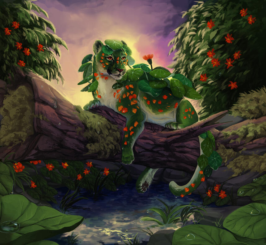 Fully Painted Illustrations Scene