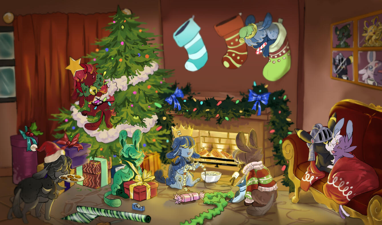 Fully Painted Illustrations Scene