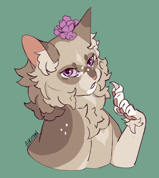 Colored Sketch Half-body